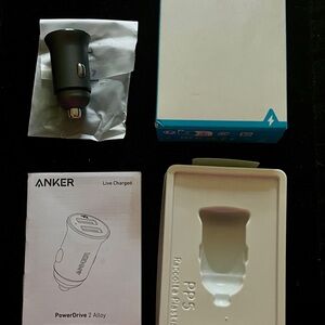 Anker Dual USB Car Charger Adapter - Black